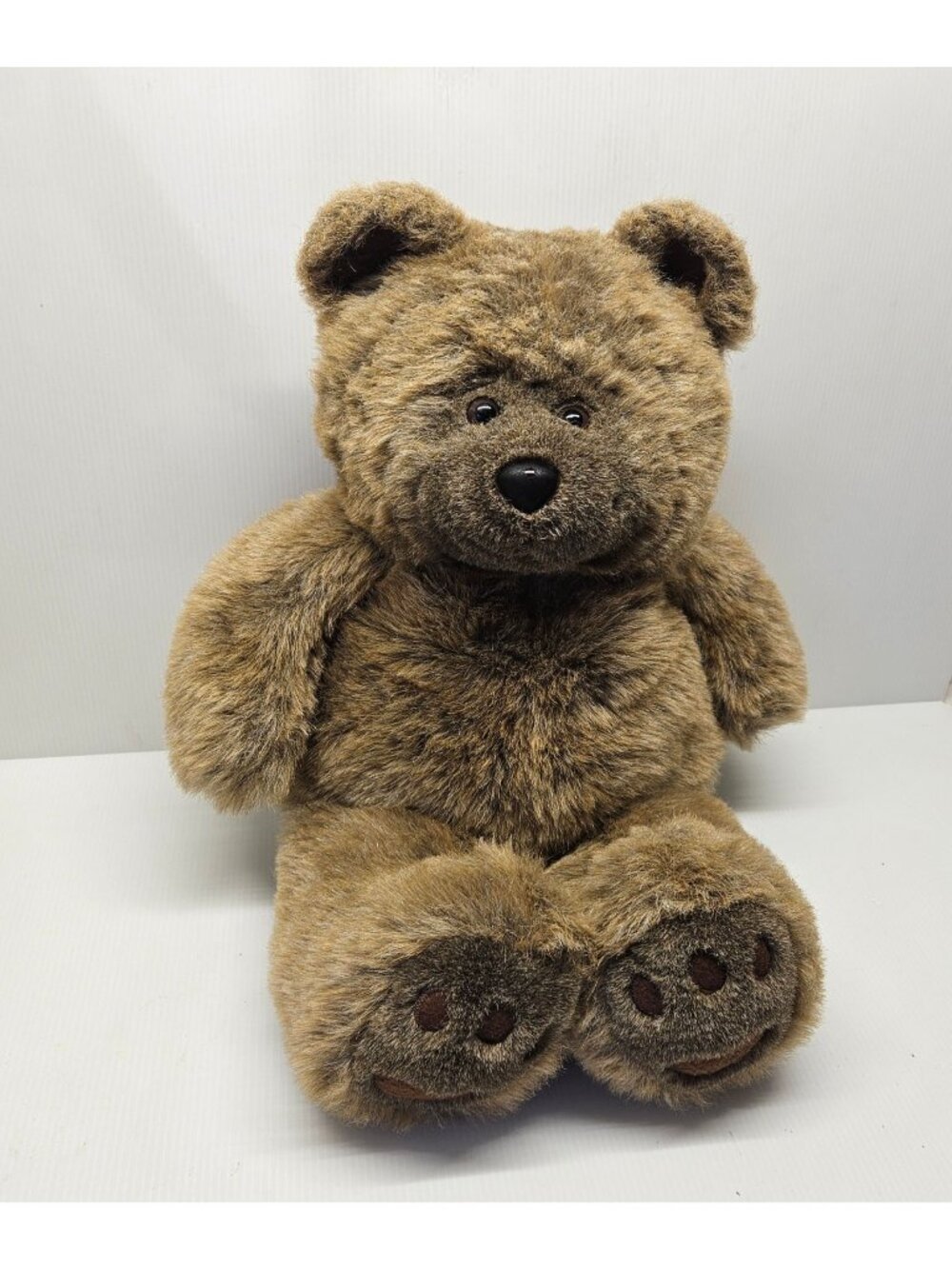 Mervyns Floppy Friends Teddy Bear Brown Large Vintage Stuffed Plush 24 Inch